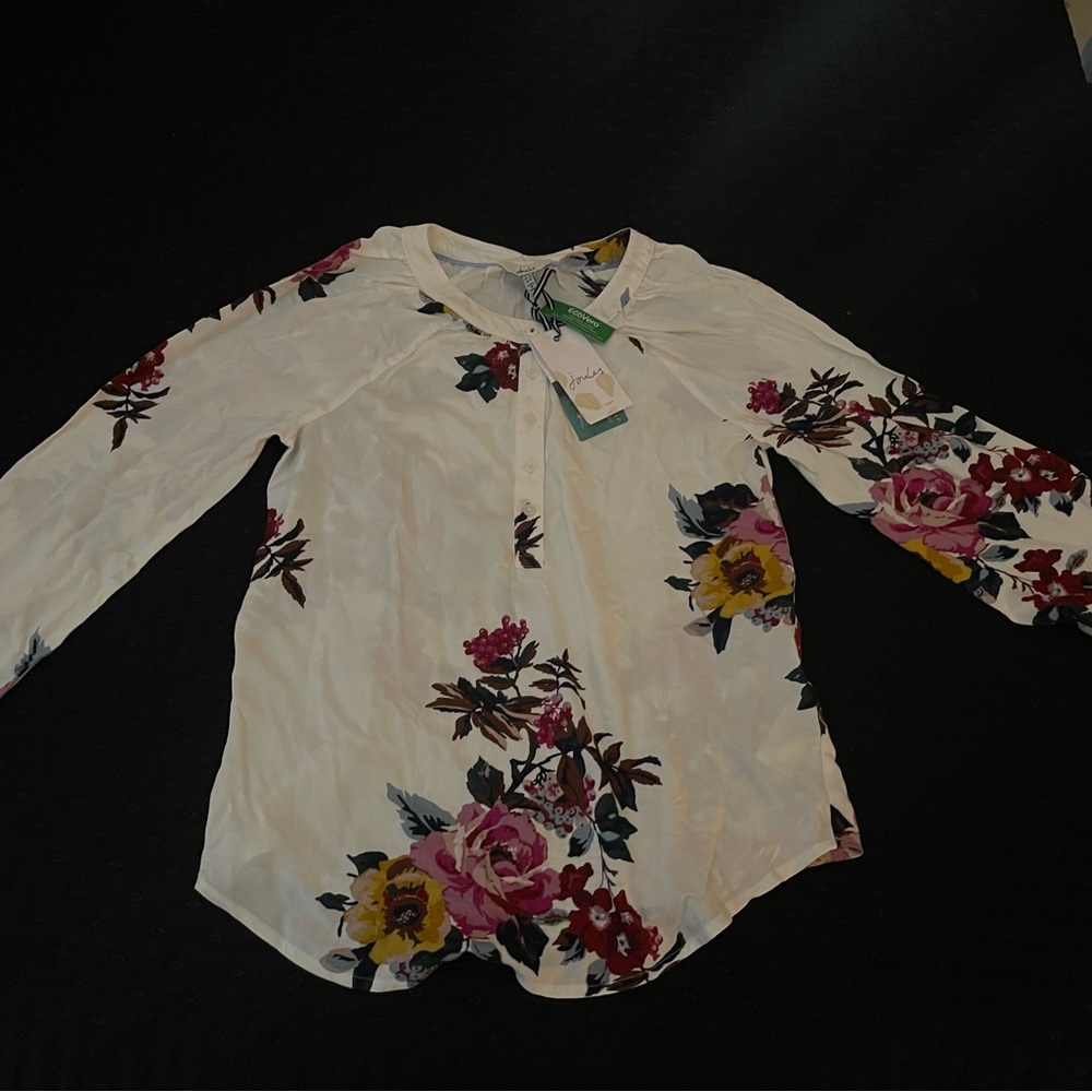 Joules Floral Blouse - Rosamund - Size 4